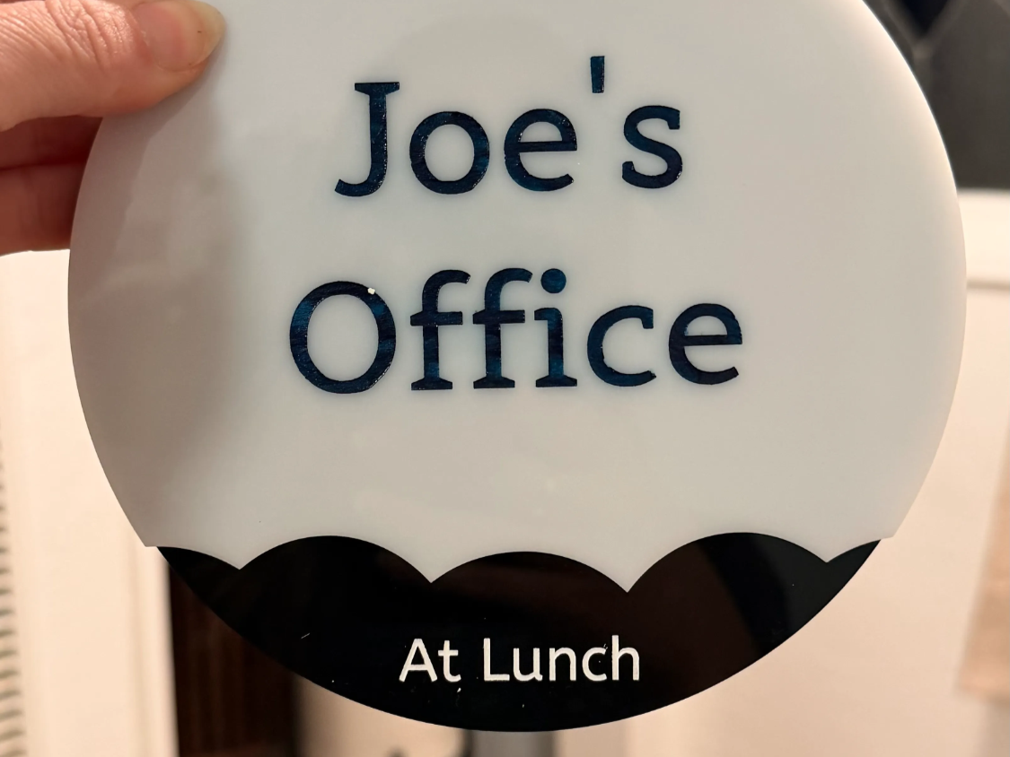Office Door Sign office decor idea