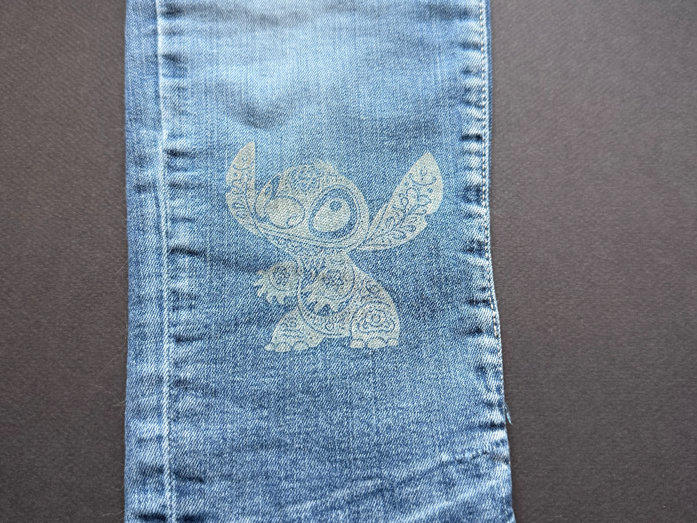 gravure laser sur jean