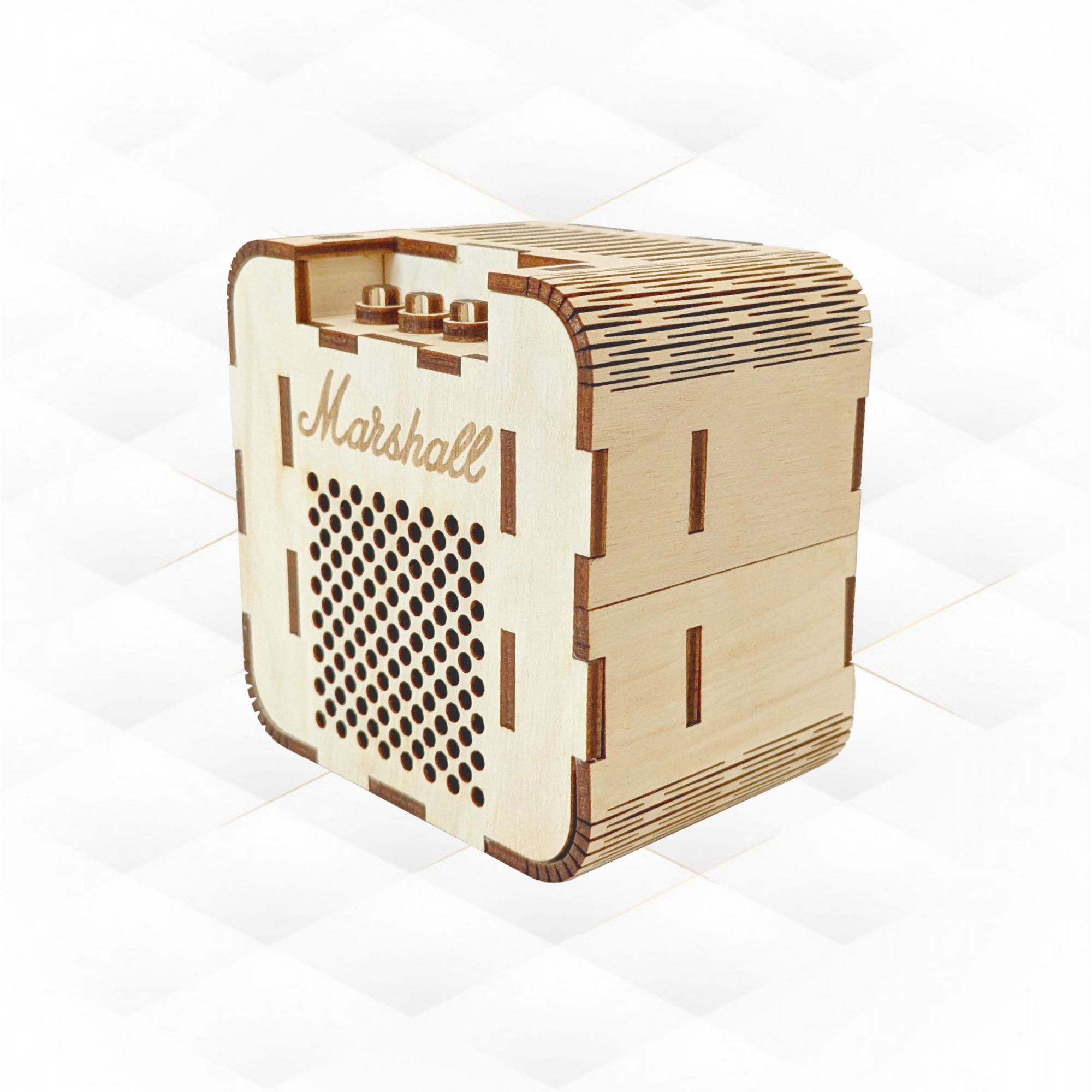 [Laser cut and engrave] Holder Guitar Pick Laser Cut Template, Musical Accessory, Laser Cutting Design