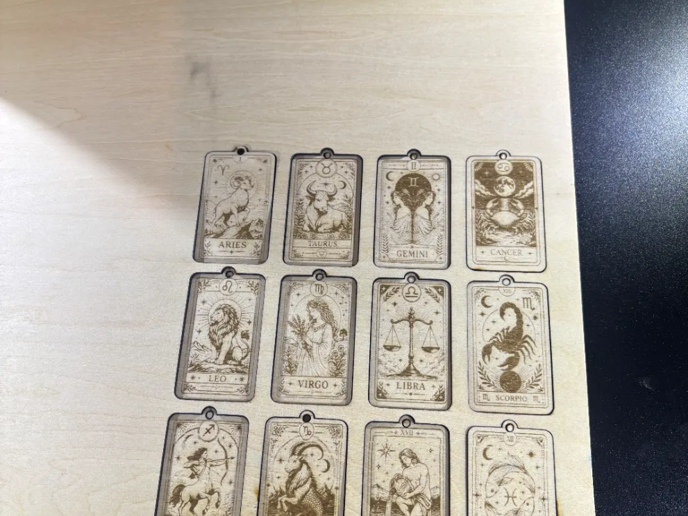 zodiac keychains