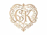 [Laser cut and engrave] Romantic Wedding Monogram Bundle SVG PNG | Ornate Heart Letter Monograms CA-CZ | Elegant Bridal Initial Logo Set