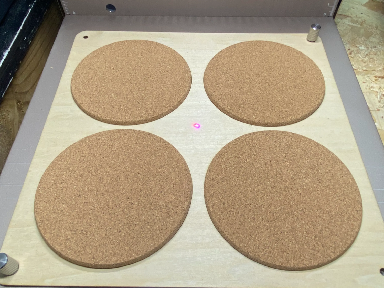 F2 Ultra UV - X4 100mm Round coaster JIG