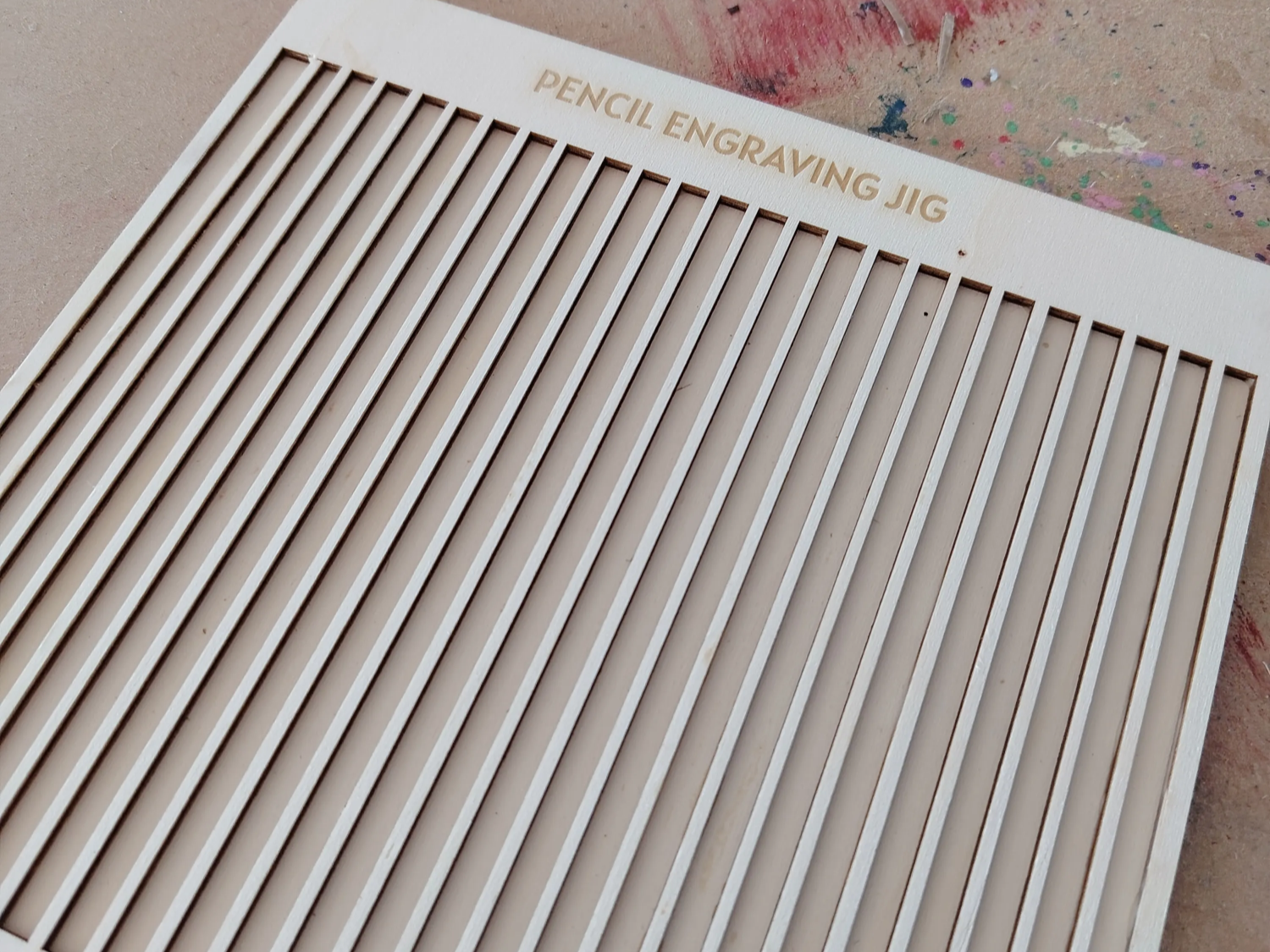 Pencil Engraving Jig