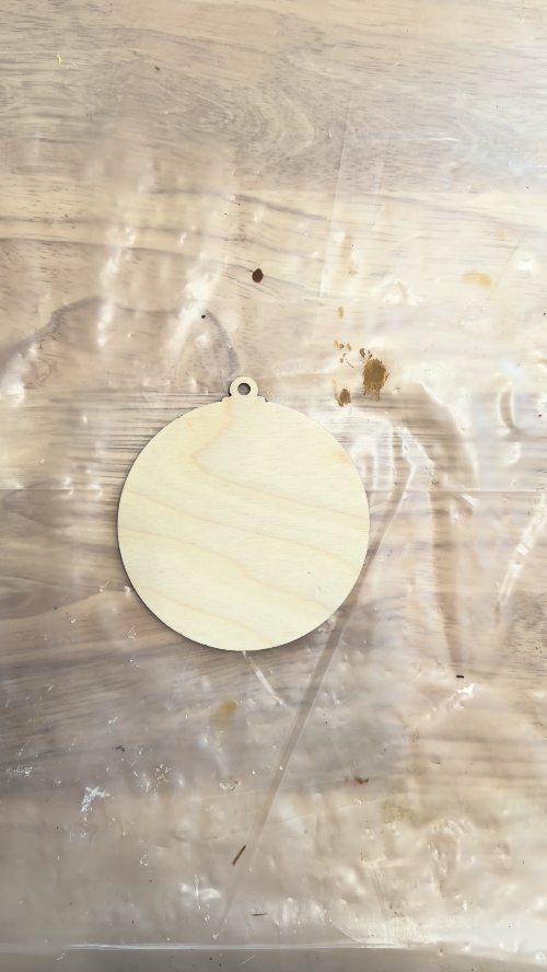 [Laser cut and engrave] Layered Wood Bear and Forest Christmas Ornament