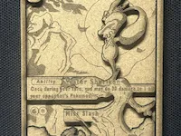 [Laser cut and engrave] Greninja Water Shuriken Trading Card Wall Art
