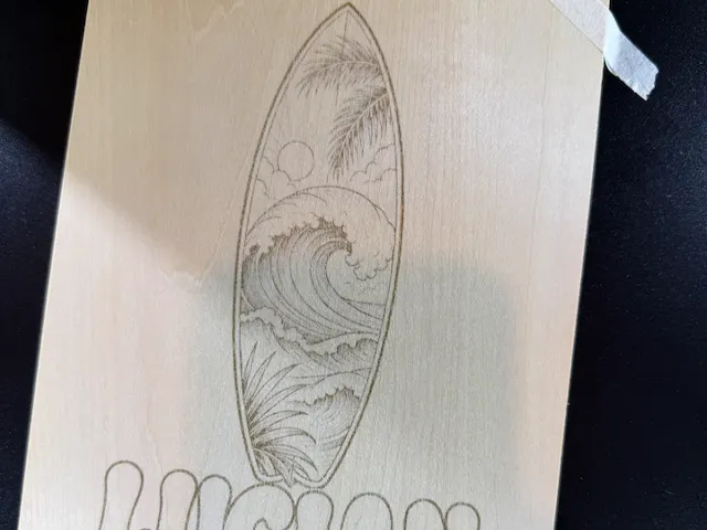 Surf Board Name Sign