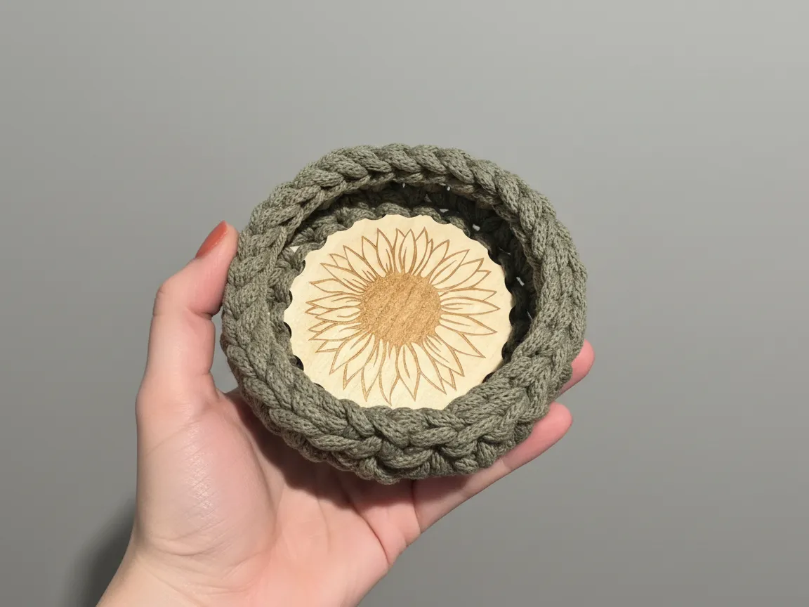 4" wood base