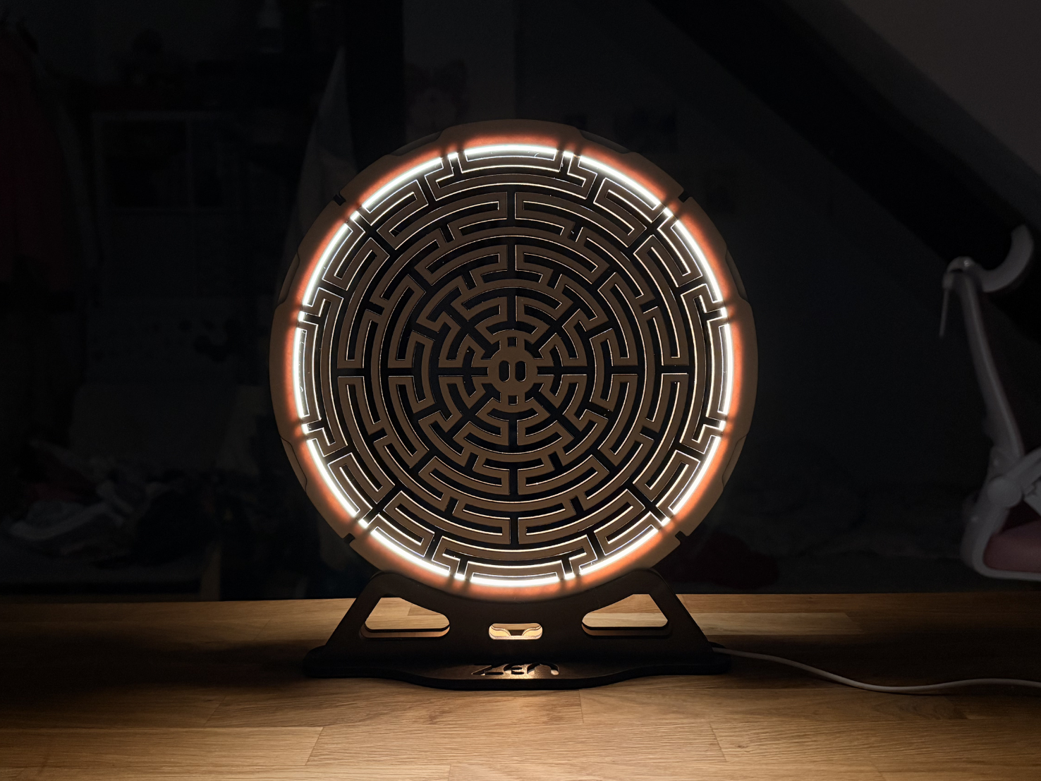 [Laser cut and engrave] Zen LED Relaxation Lamp