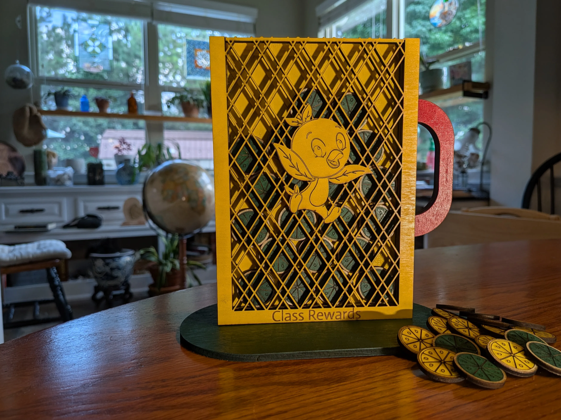 Class Room Rewards MUG, Laser Cut and Engraved