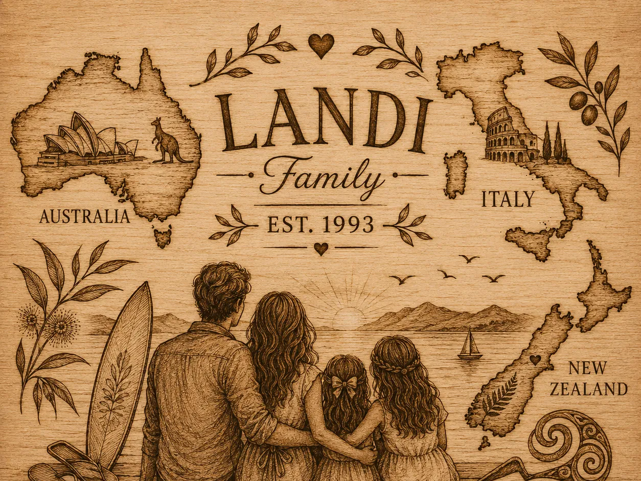 family Wooden plaque