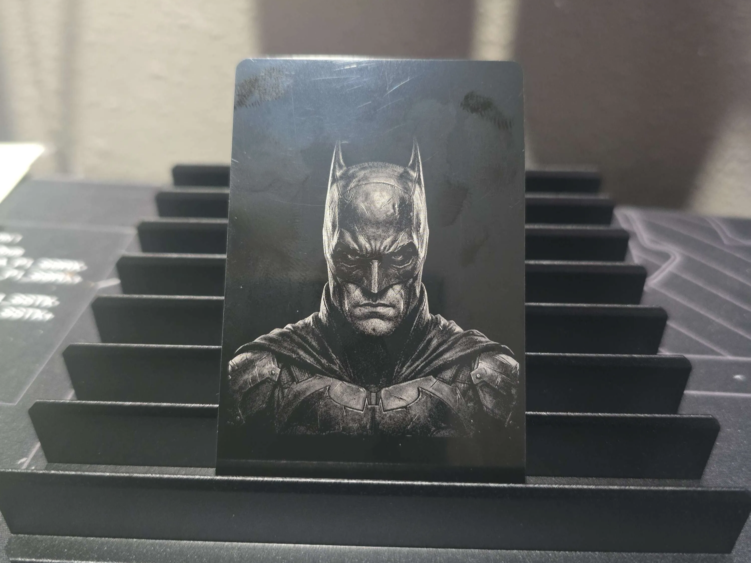 Batman Portrait Metal Collector Card