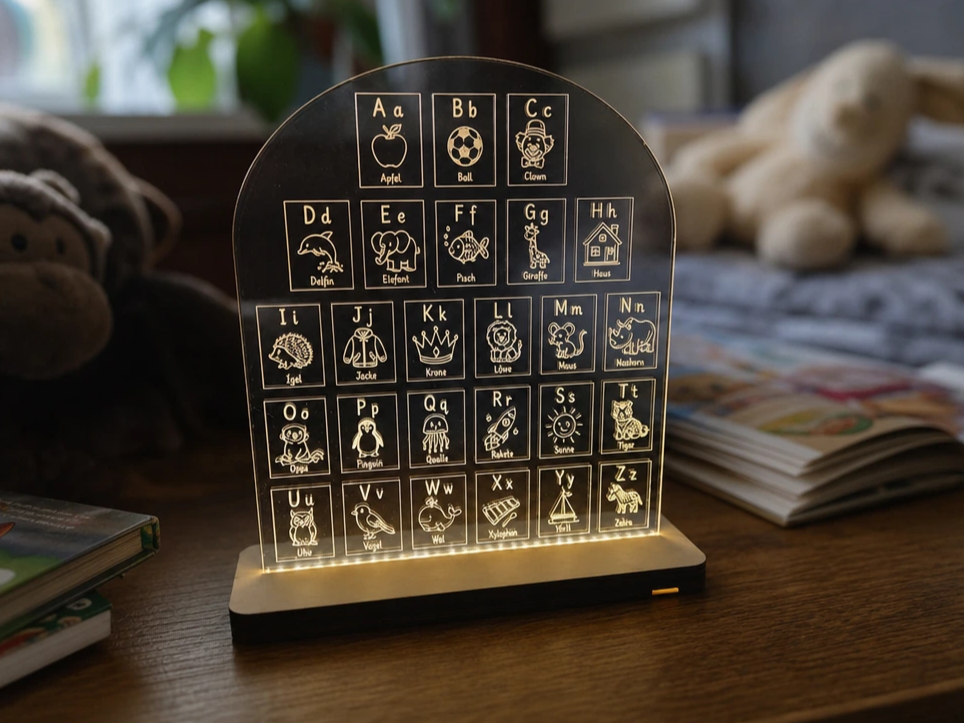 Leuchtendes ABC – spielerisch Buchstaben entdecken