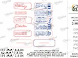 [Laser cut and engrave] Book Genre Ticket Stack Shelf Decor for Library Organization