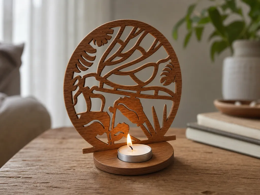 Dragonfly Tealight Candle Holder Lasercut 12 Designs