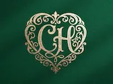 [Laser cut and engrave] Romantic Wedding Monogram Bundle SVG PNG | Ornate Heart Letter Monograms CA-CZ | Elegant Bridal Initial Logo Set