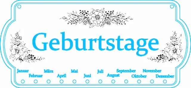 Birthdaycalender.xs