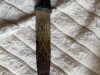[Laser cut and engrave] Lame de couteau avec motif floral détaillé