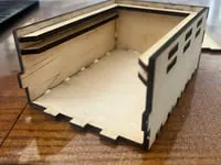 [Laser cut and engrave] Boîte de rangement coulissante en bois pour cartes de jeu