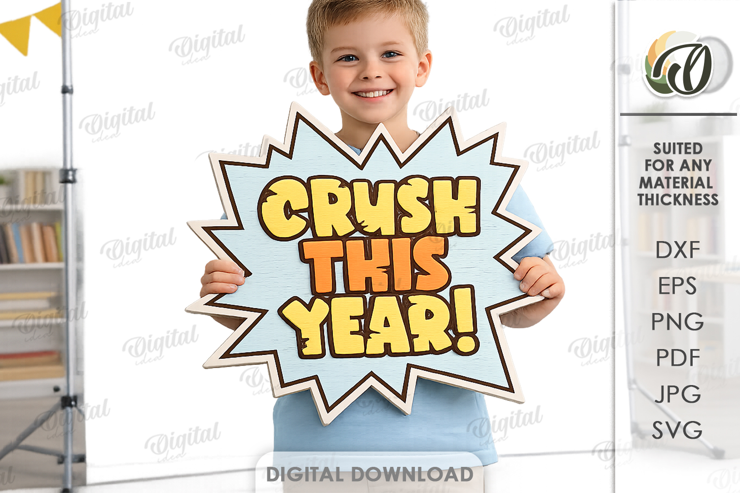 [Laser cut and engrave] Back To School Photo Booth Props Bundle. Classroom Photo Zone Sign Laser Cut Files. First Day of School. Back to School SVG. Kids. Children