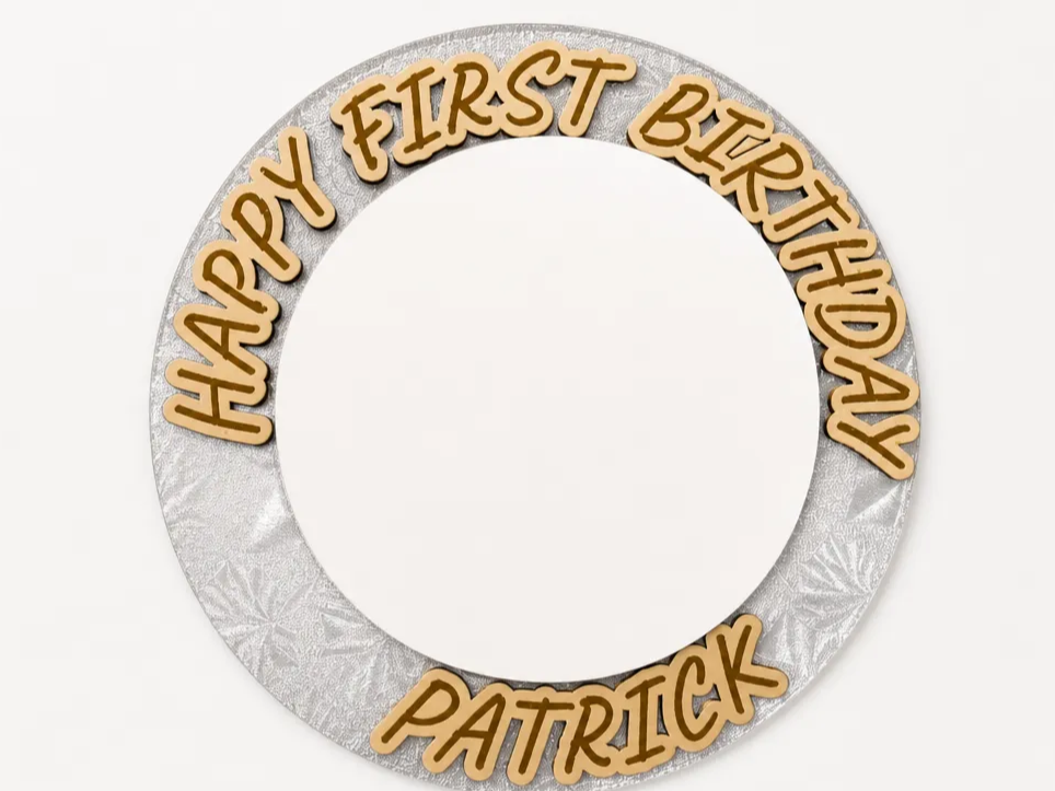 First Birthday Cake Ring