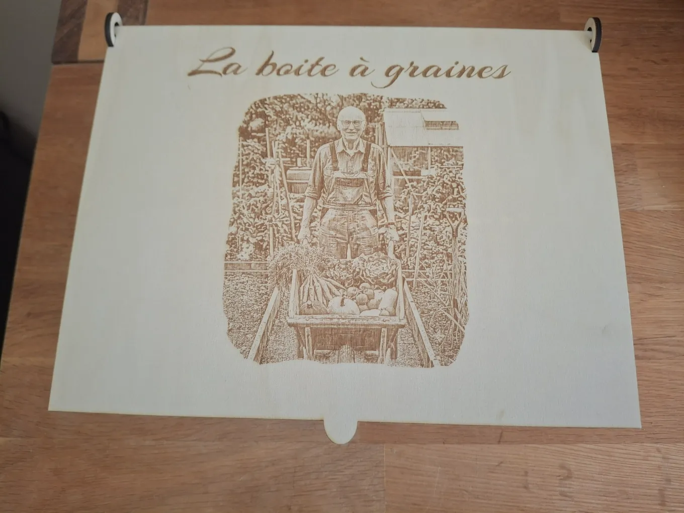 boite à graines fête des pères