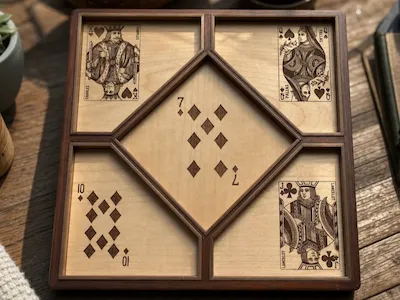 Jeu de nain jaune avec jetons et règles du jeu