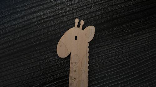 [Laser cut and engrave] Cartoon Character Ruler