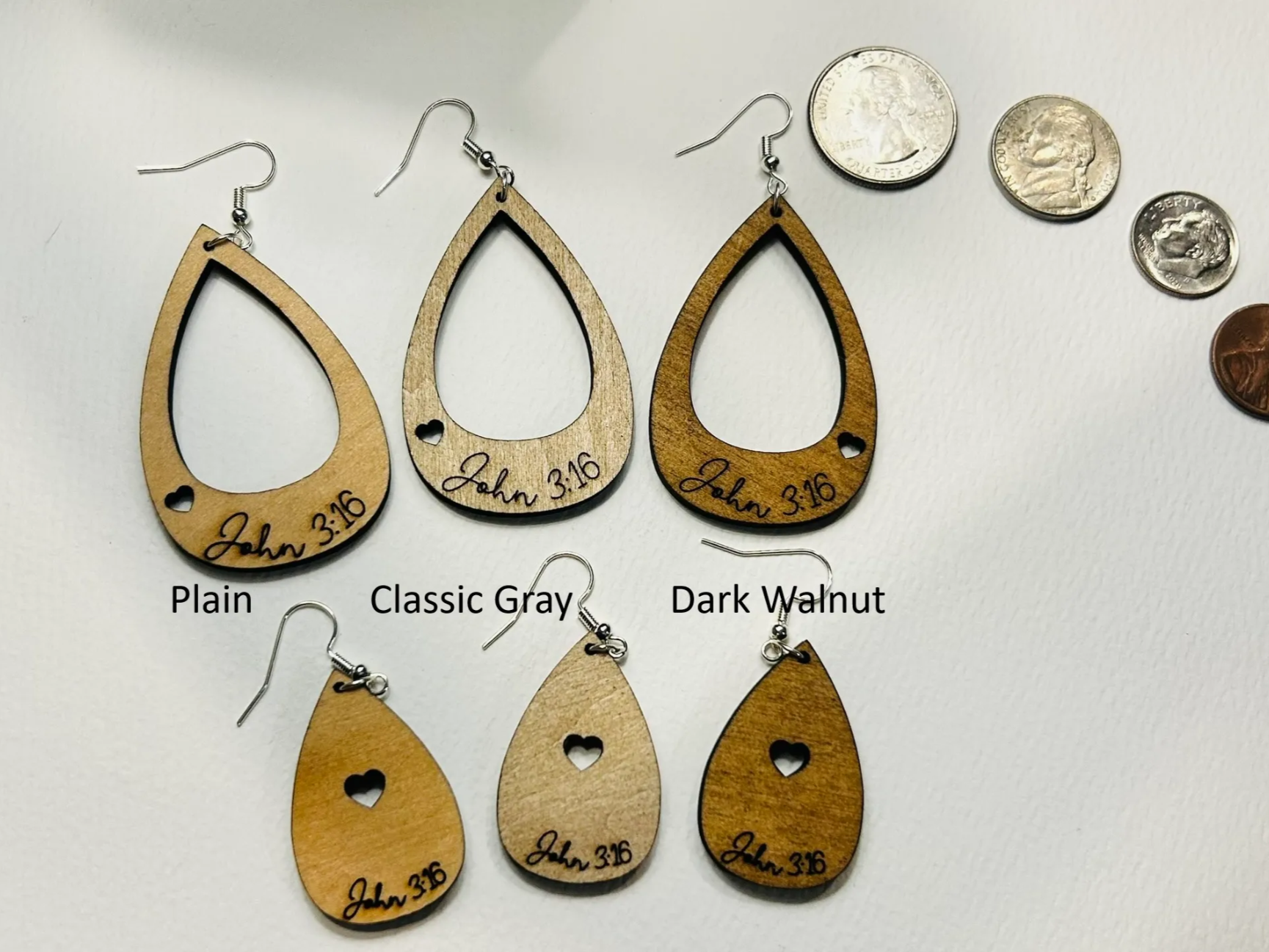 Teardrop 2 in 1 earring - Biblical or Non-Biblical
