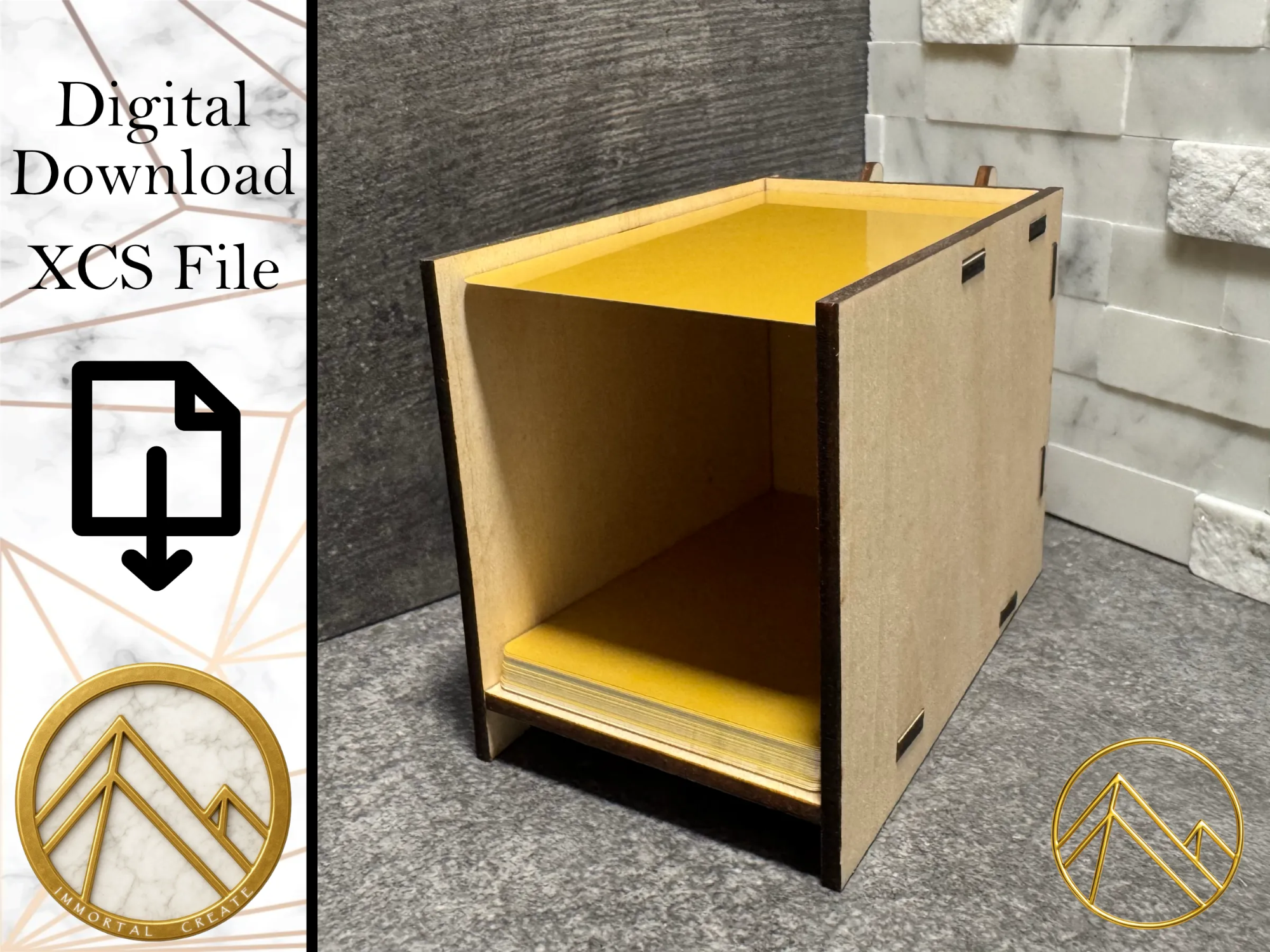 Pegboard Metal Card Storage