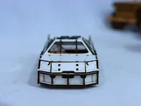 [Laser cut and engrave] Number 35 Stock Car Model Kit