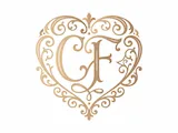[Laser cut and engrave] Romantic Wedding Monogram Bundle SVG PNG | Ornate Heart Letter Monograms CA-CZ | Elegant Bridal Initial Logo Set