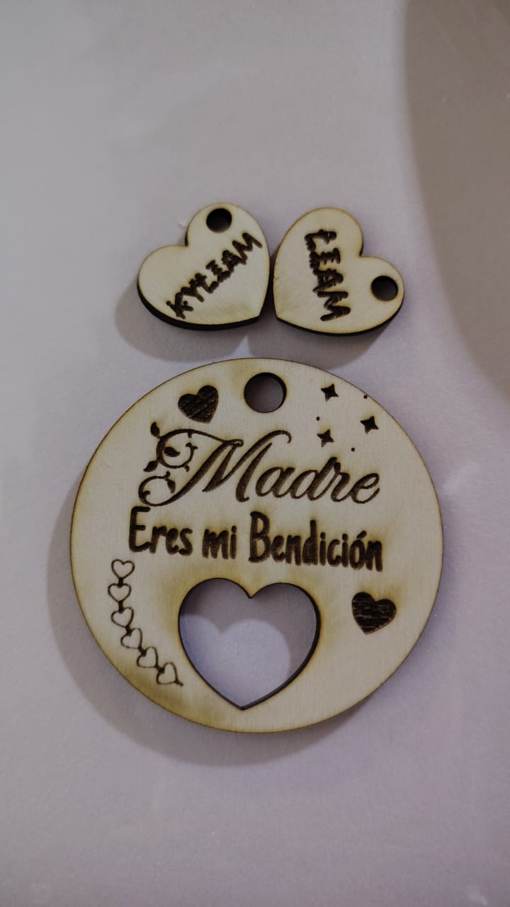 Mother's Day Keychain instruction: step 1 - 