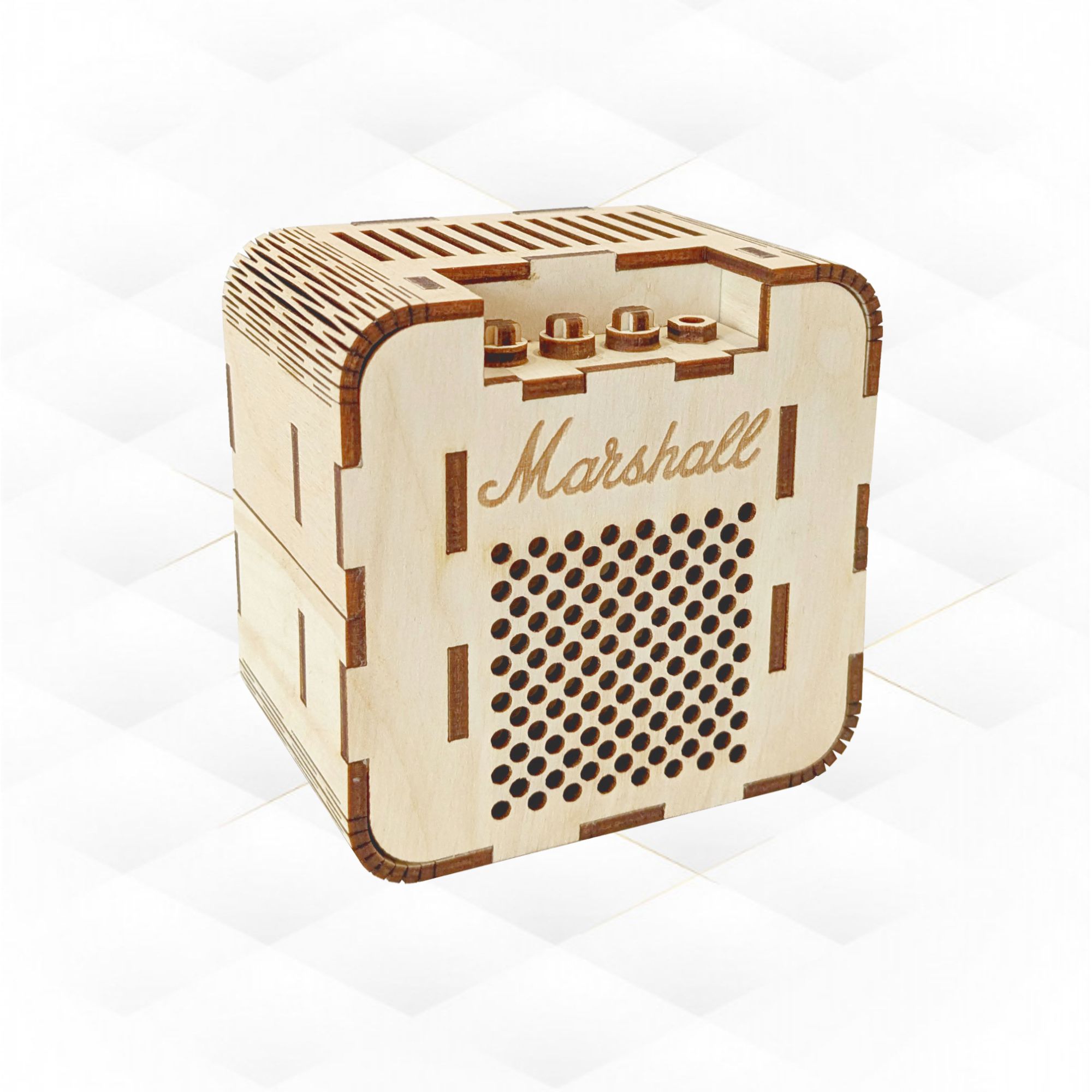 [Laser cut and engrave] Holder Guitar Pick Laser Cut Template, Musical Accessory, Laser Cutting Design