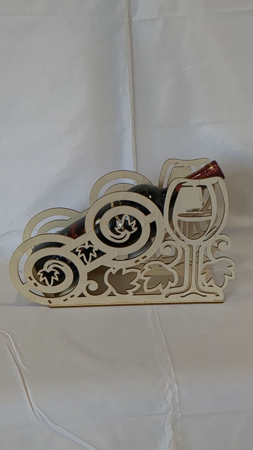[Laser cut and engrave] Gift Holder Bottle Laser Cut Template, Wine Box Laser Cutting Design
