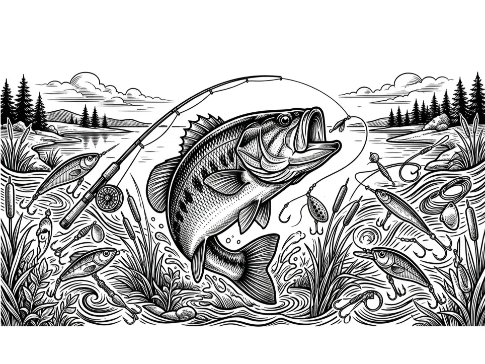 fishing 40oz tumbler wrap