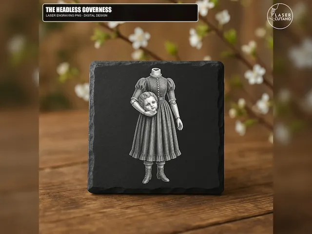 The Headless Governess - 1 Laser Engraving PNG Design
