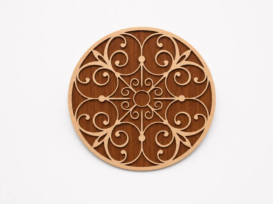 Coaster - Decorative Laser Cut Design
