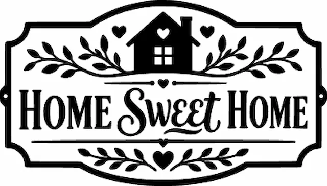 Home Sweet Home Wooden Sign.xs
