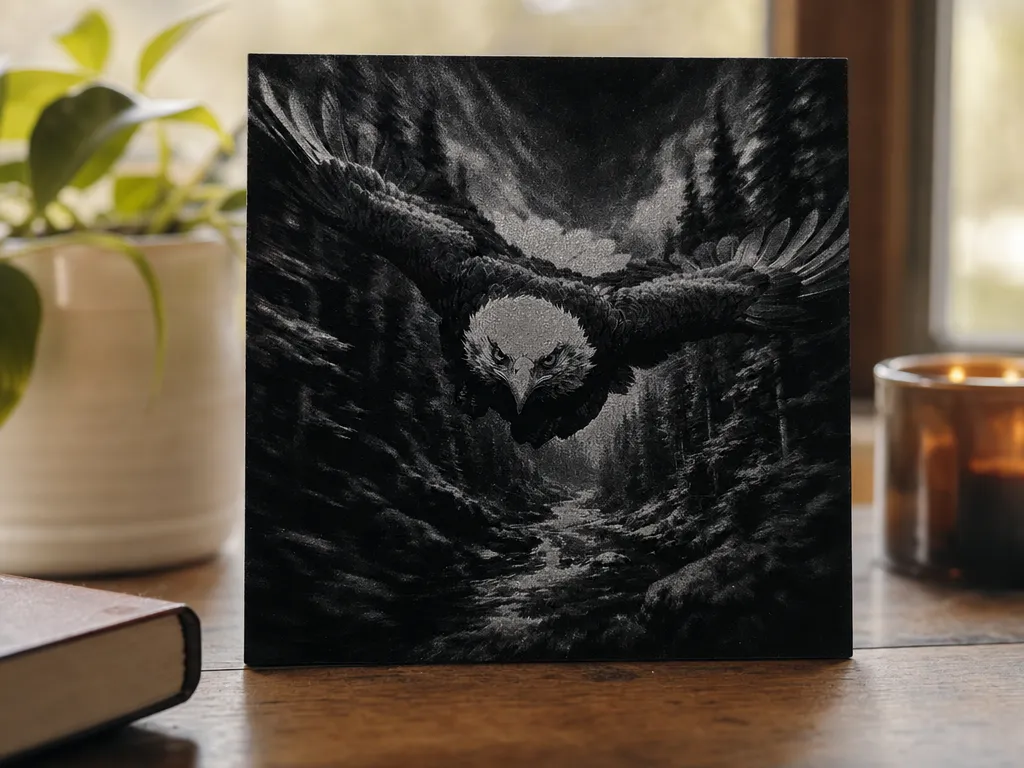 Soaring Eagle on Acrylic