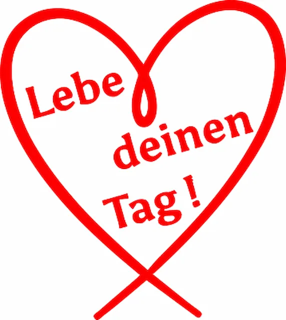 Schlüsselanhänger Lebe deinen Tag.xs