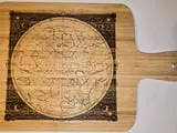 [Laser cut and engrave] Born Under These Stars — Idaho Falls Birth Board