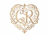 [Laser cut and engrave] Romantic Wedding Monogram Bundle SVG PNG | Ornate Heart Letter Monograms CA-CZ | Elegant Bridal Initial Logo Set