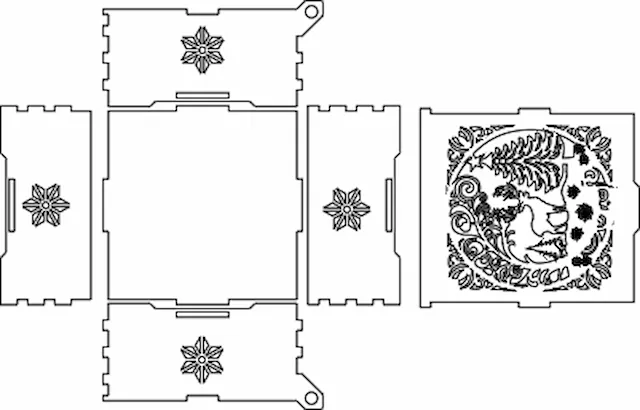 caja decorativa ciervo.xs