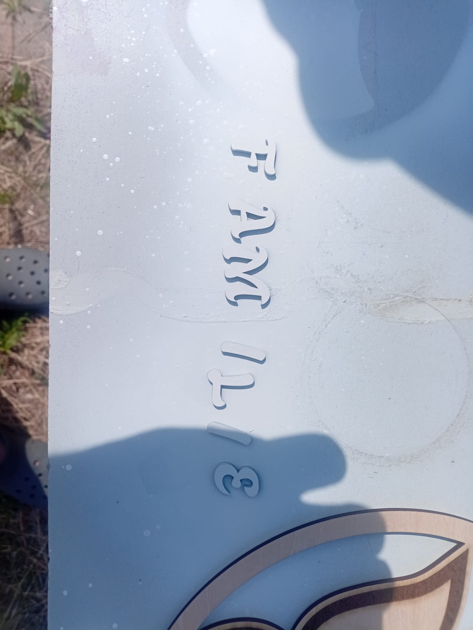 [Laser cut and engrave] Wandschmuck Schmetterling mit Schriftzug Die perfekte Mischung aus Liebe und Chaos