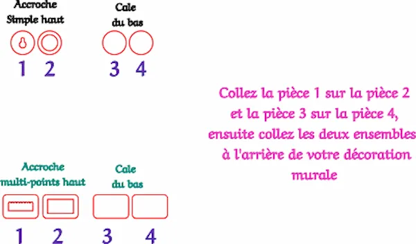 Support accroche tableau.xs