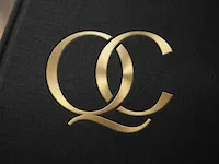 [Laser cut and engrave] Refined QC Interwoven Monogram Logo