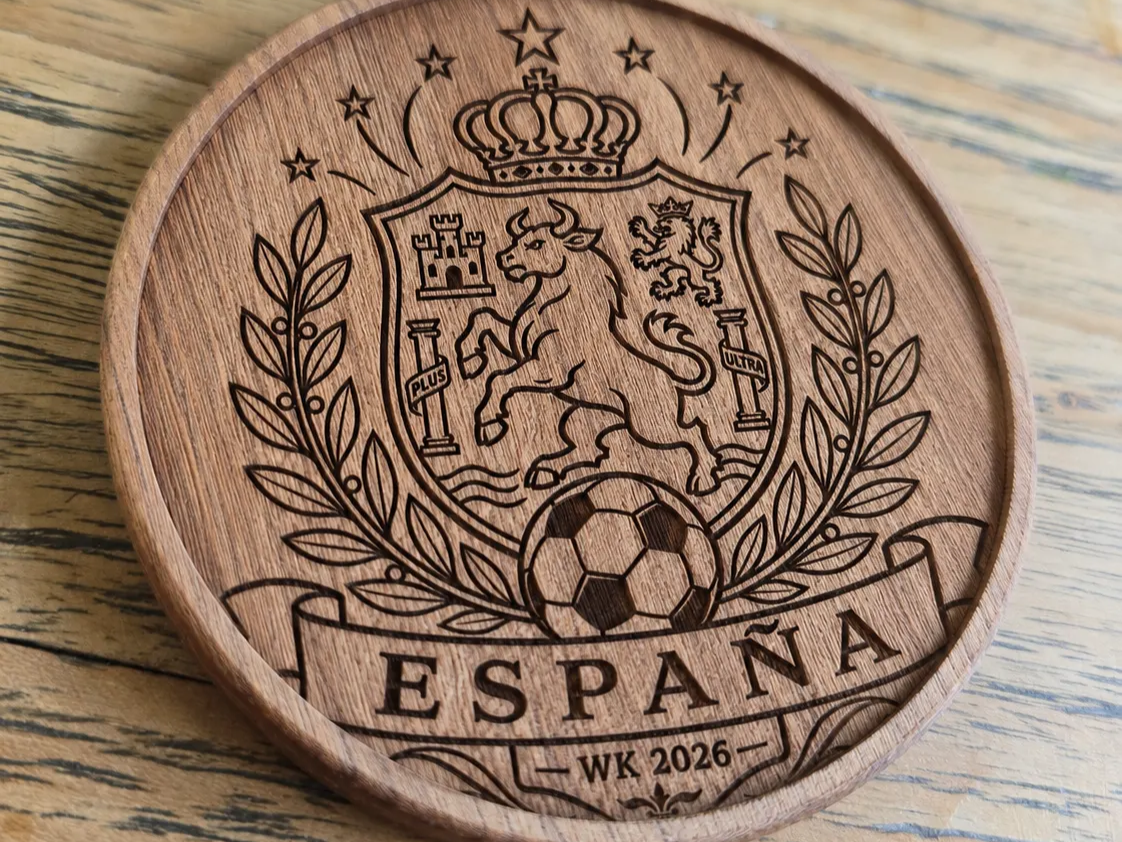 España Football Crest Coaster – WK 2026