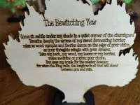 [Laser cut and engrave] The Bewitching Yew - a story tree