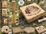 [Laser cut and engrave] Geocaching Containers and puzzle boxes for outdoor treasure hunting Laser Cut Bundle