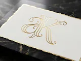 [Laser cut and engrave] Artistic AK Monogram Lettermark Logo